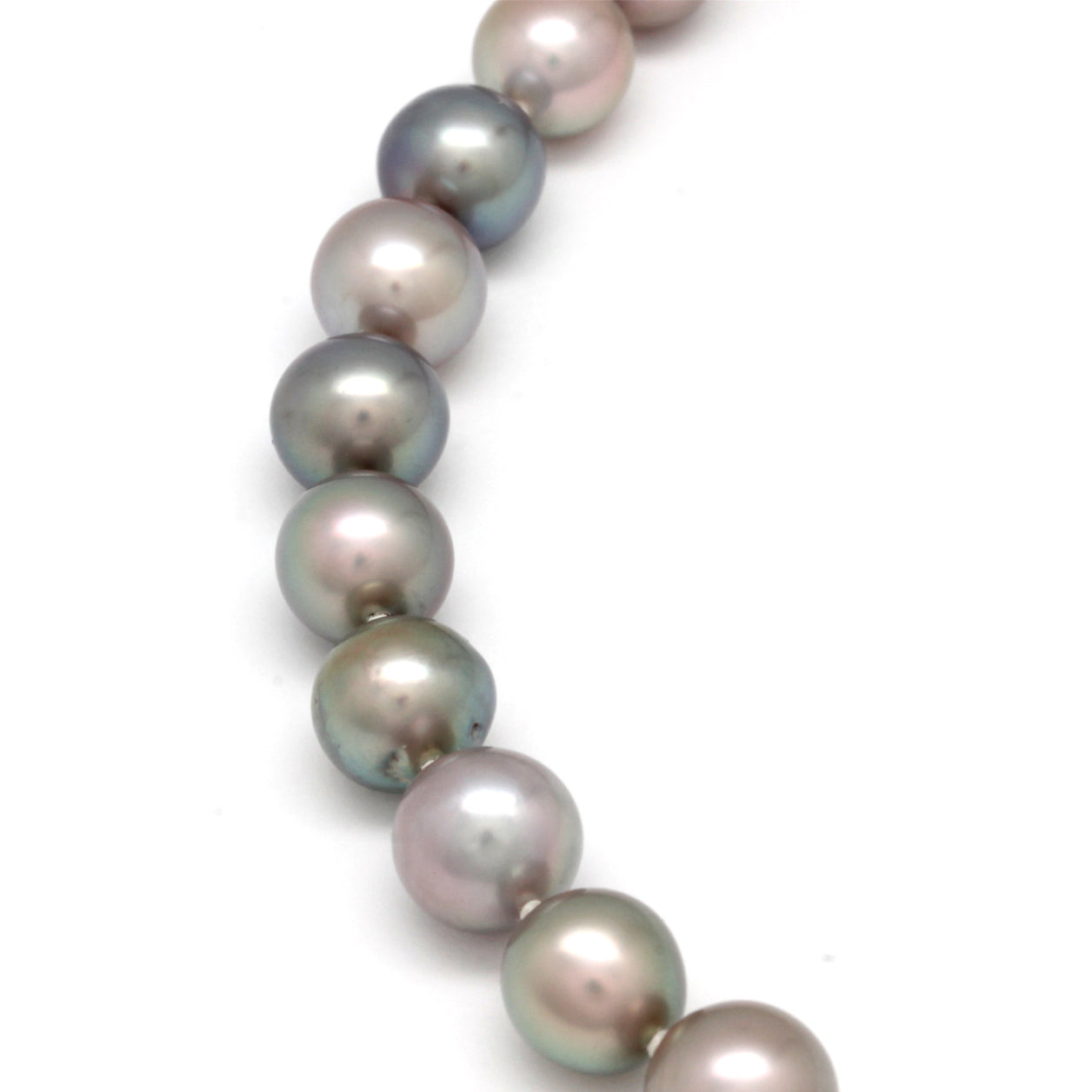 Gorgeous Iridescent Sea of Cortez Pearl Necklace