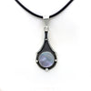 Dark Silver Shell Pendant