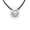 "Sol" Silver Pendant with Cortez Mabe Pearl by Priscila Canales
