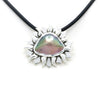 "Sol" Silver Pendant with Cortez Mabe Pearl by Priscila Canales