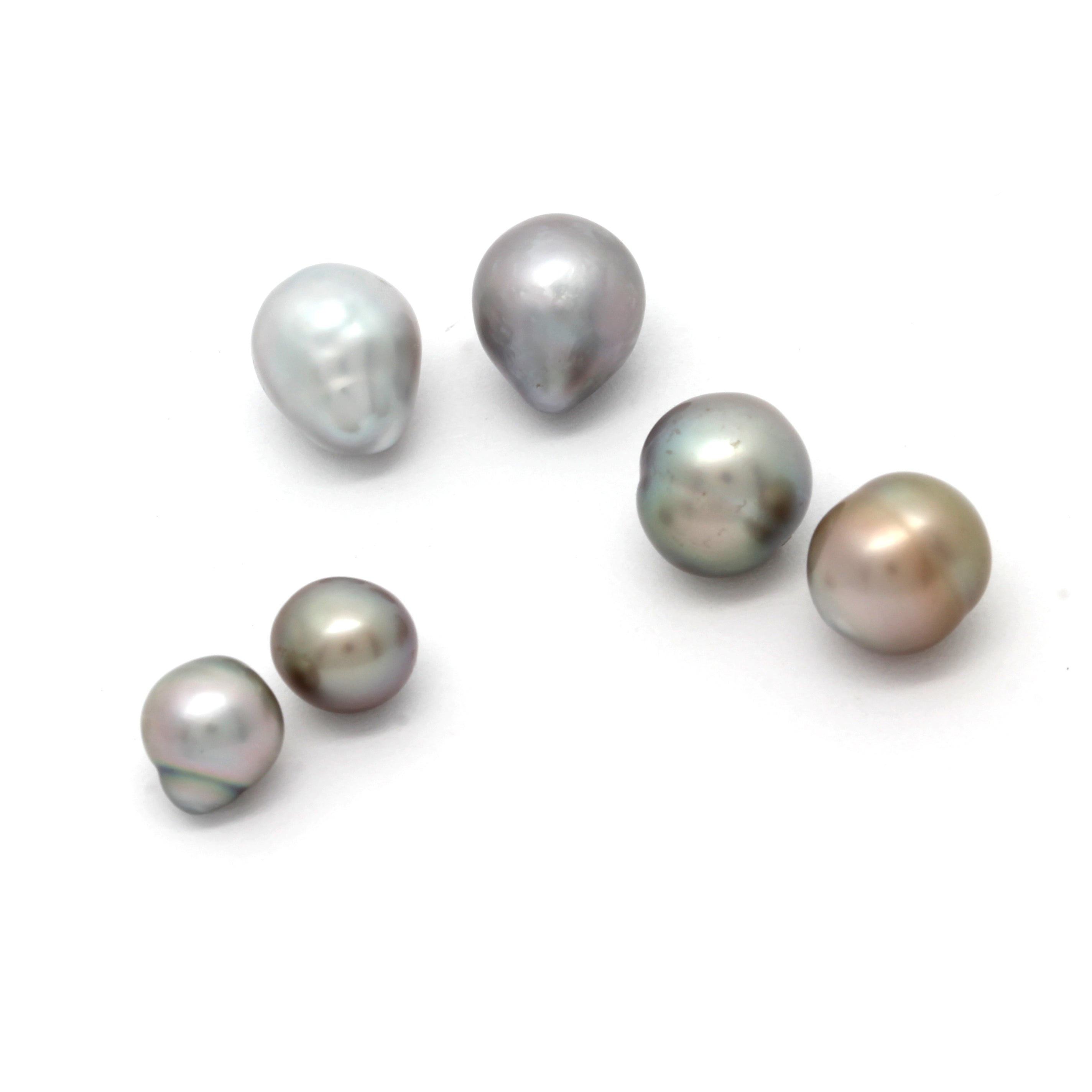 Lot of 6 Baroque Cortez Pearls from 2020 HARVEST