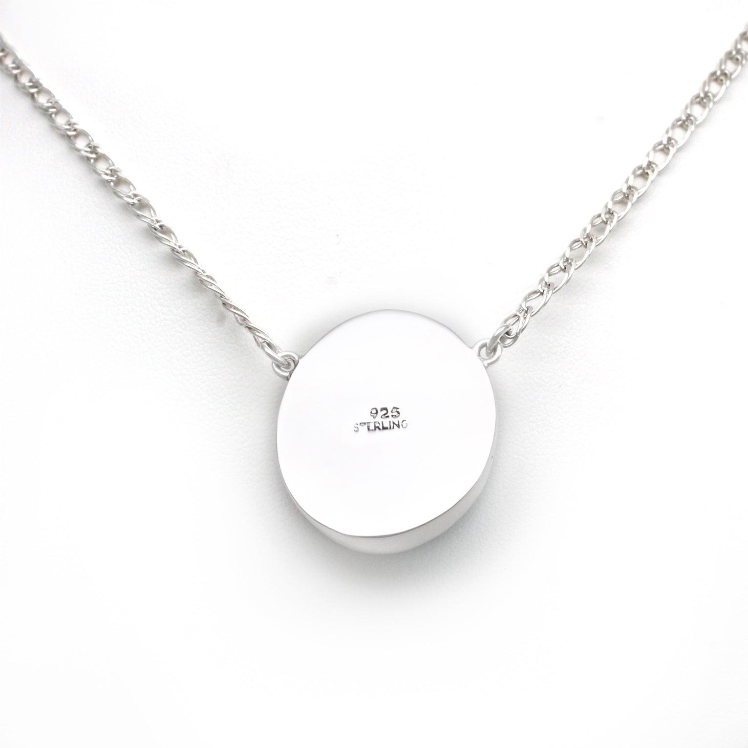 Blister Mabe Pearl Silver Necklace