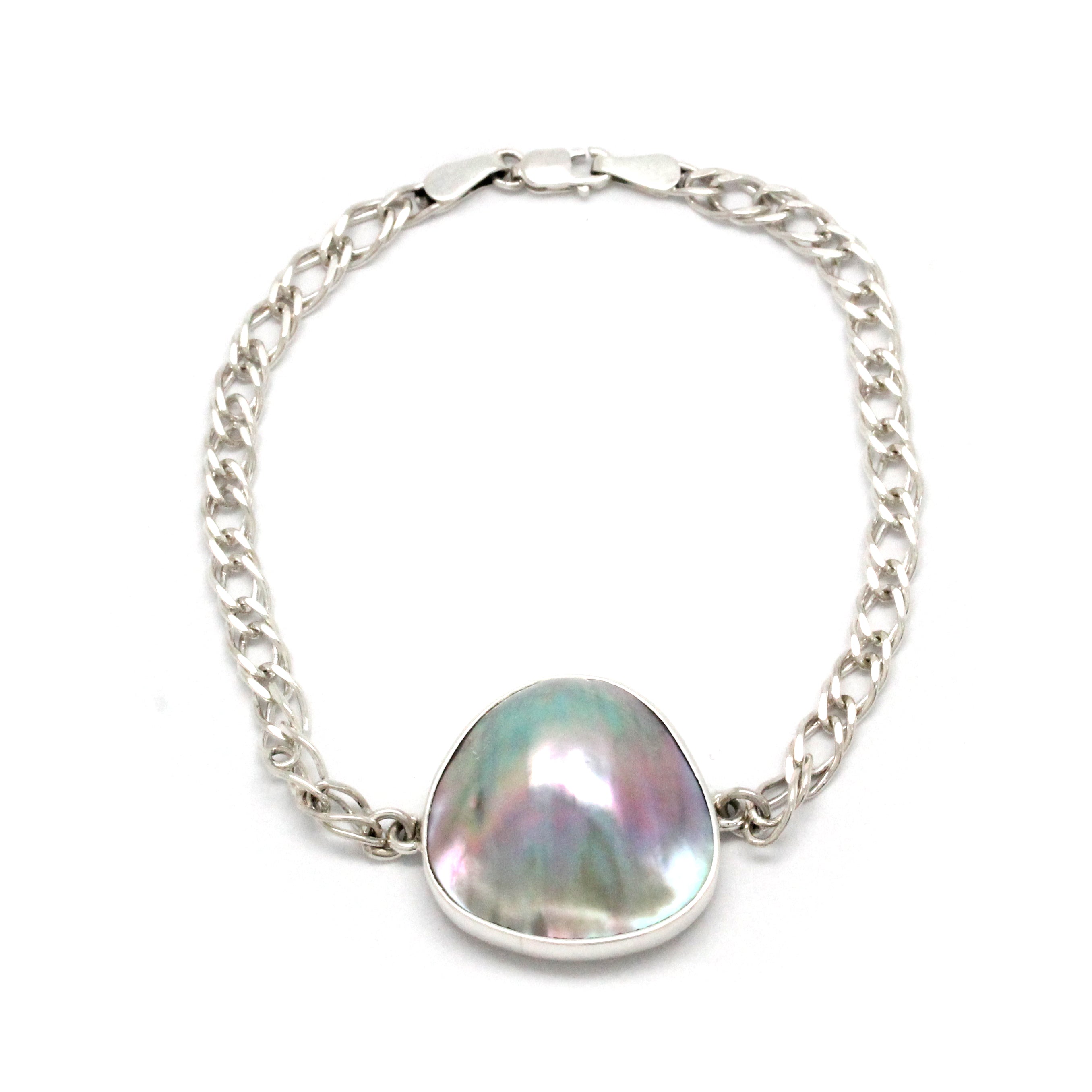 Mabe Pearl Silver Bracelet