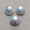 3 Oval Cortez Mabe Pearls B grade