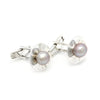 Silver Cufflinks with Cortez Pearls