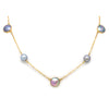 14K Yellow Gold Necklace with Cortez Pearls